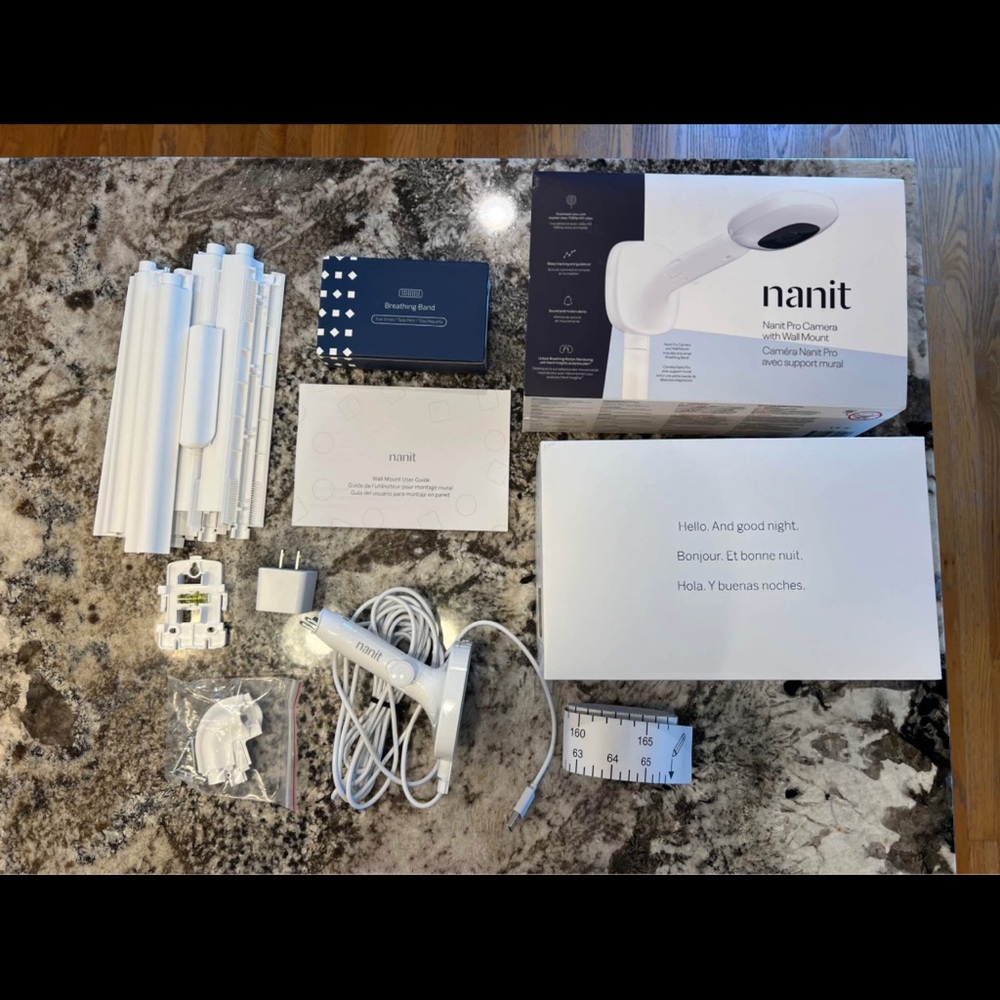 Nanit Wall Mount and Small Breathing Band